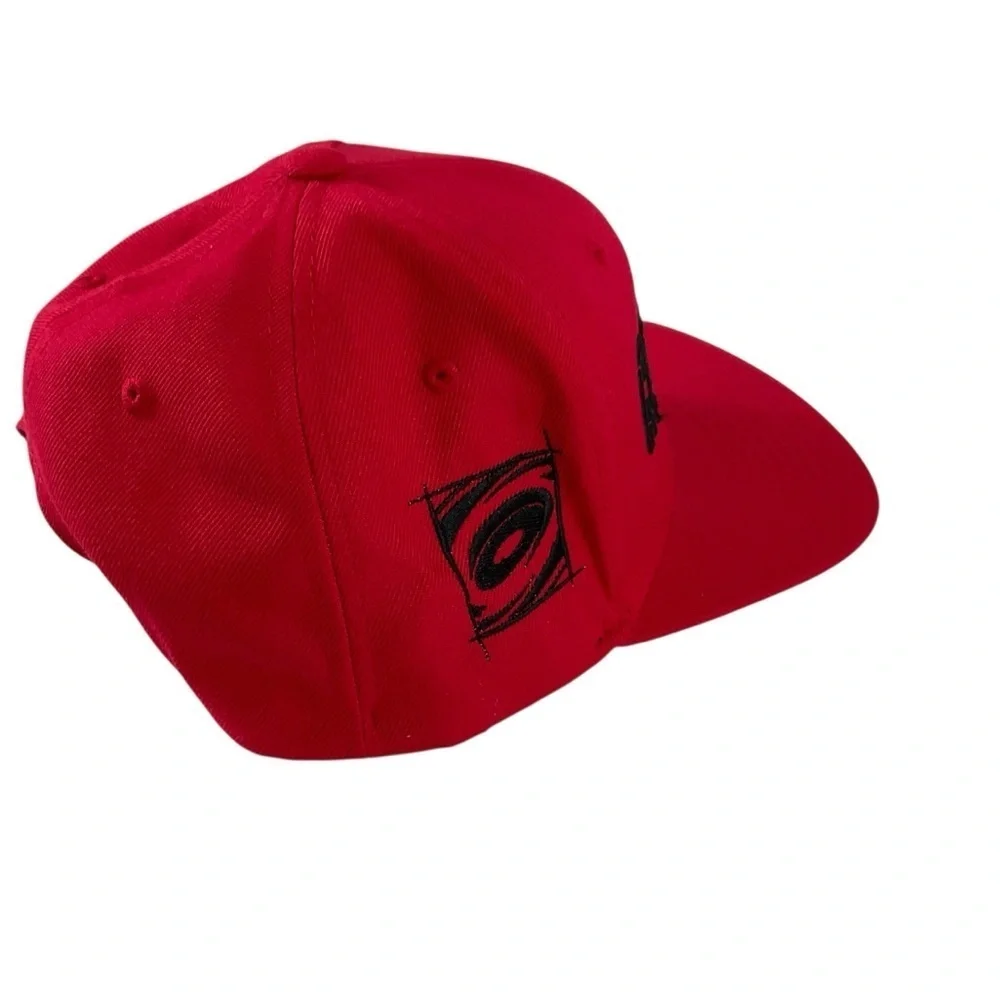Carolina Hurricanes Snapback Hat Red  Embroidered Cause Chaos Playoffs Zephyr